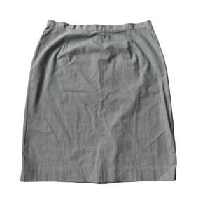 Vintage Casual Corner Black White Checkered Pencil Skirt Sz 10 Chic Classic 90's